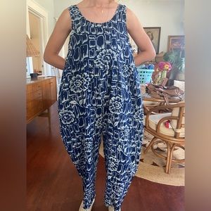 Ilana Kohn Jumpsuit in Stone Flower Print